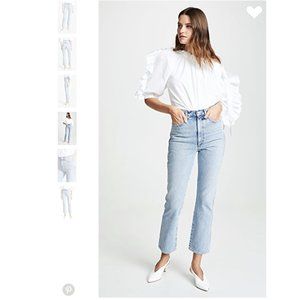 AGOLDE "High Rise Kick Pinch Waist Jeans"